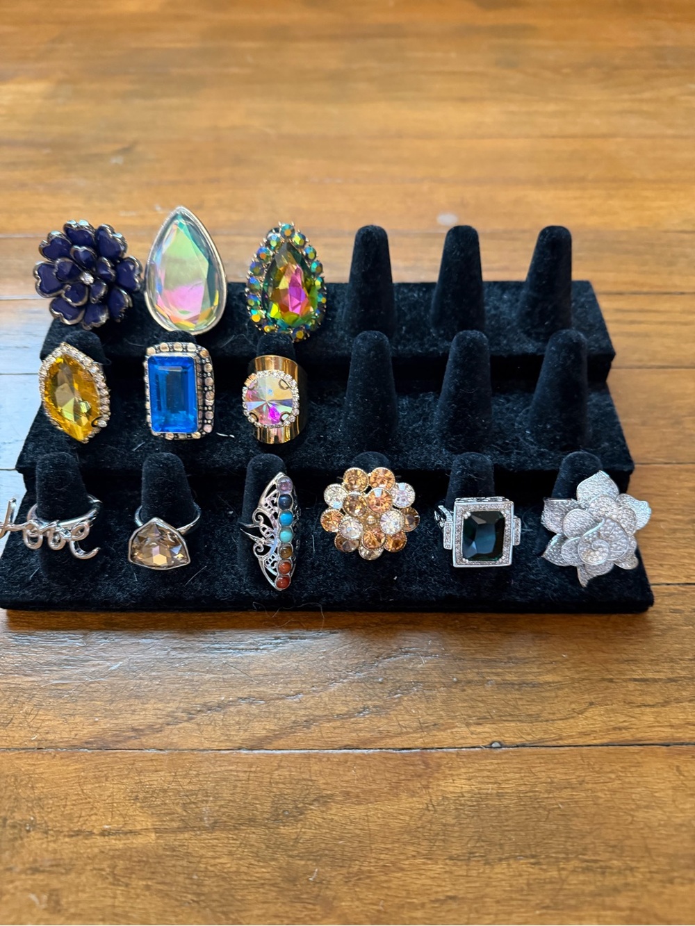 Assorted Multi-Color Statement Rings - Women Jewelry - Picture 2 of 8